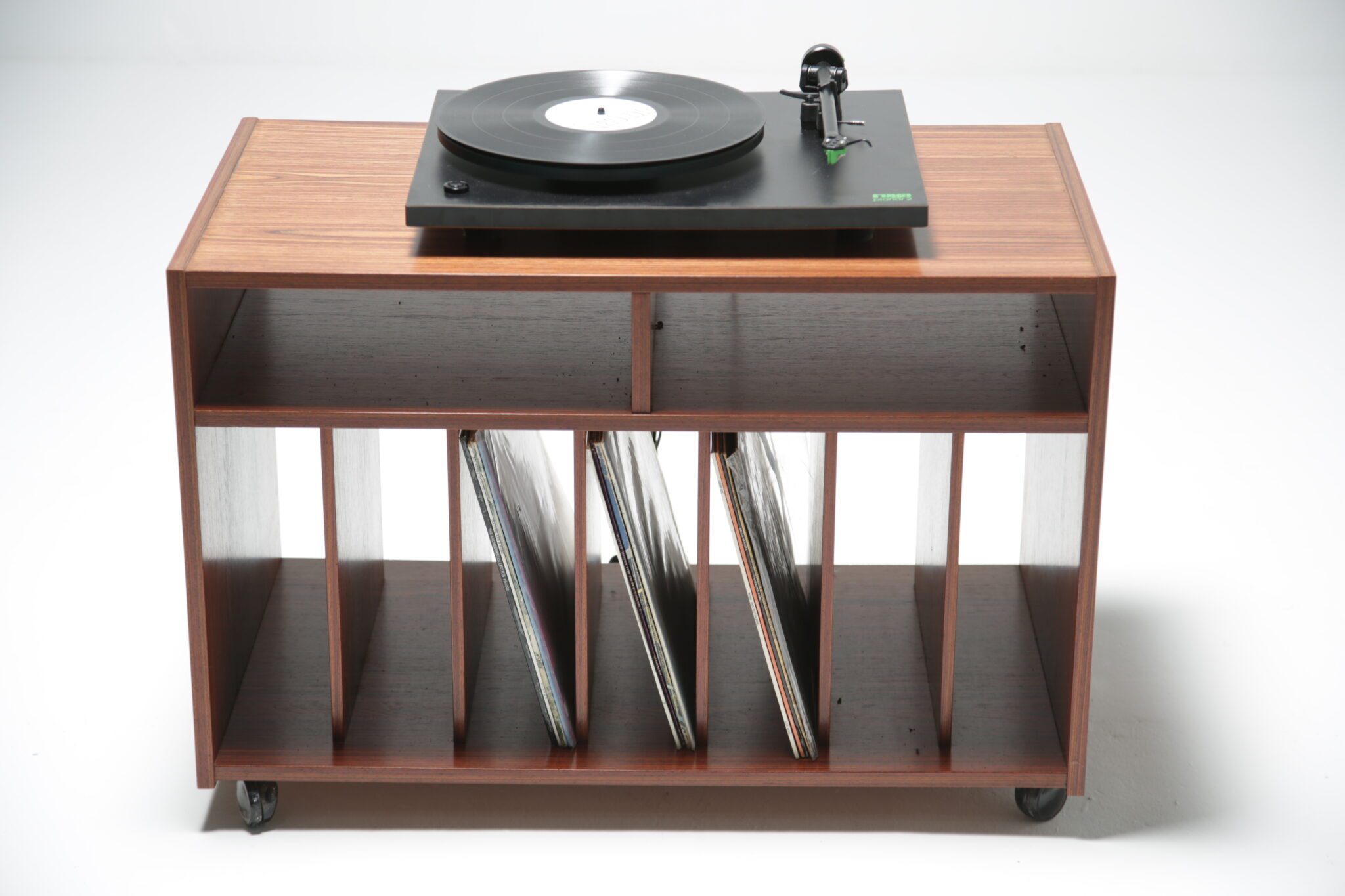 Vinyl record holder unit. The Vintage Hub