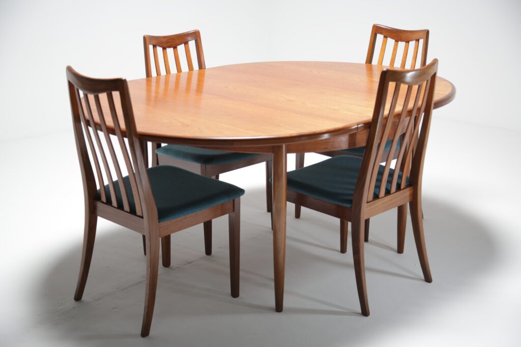 G Plan circular teak dining table The Vintage Hub