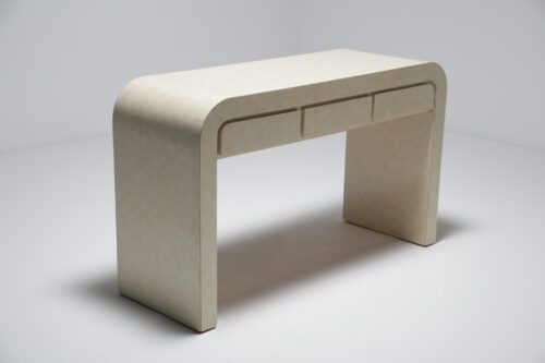 Mid-Century Modern Formica Waterfall Console table 2