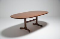 Niels Otto Møller for J.L. Møllers: 'Model 254' Sculptural Extending Dining Table in Rio Rosewood 1
