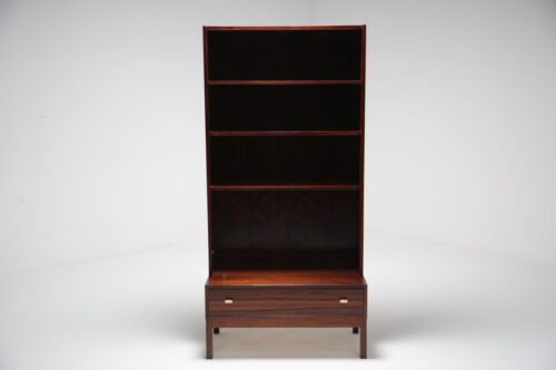 Vintage Rosewood Bookcase "Excellent" with Drawer Base 1