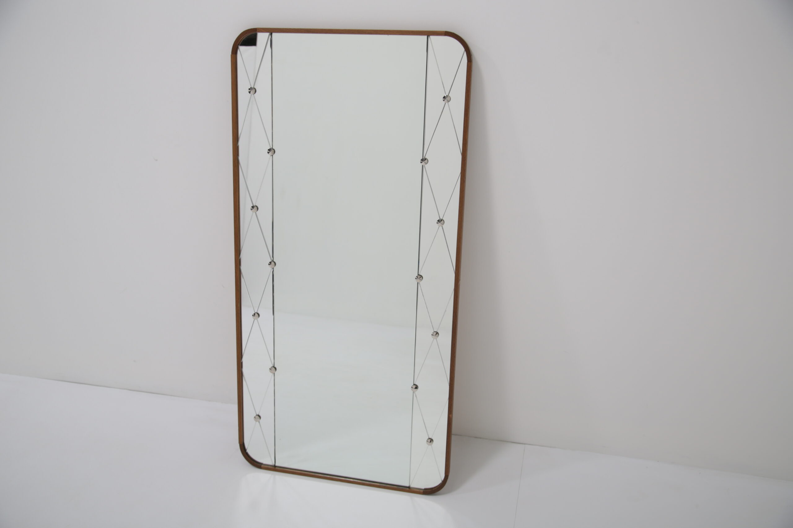 Vintage Swedish Harlequin Mirror, Sweden, 1950s. | The