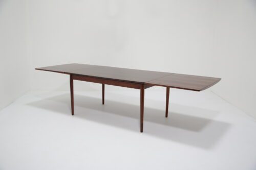 Vintage Danish Extending Rosewood Dining Table by Arne Vodder for Sibast Furniture 1