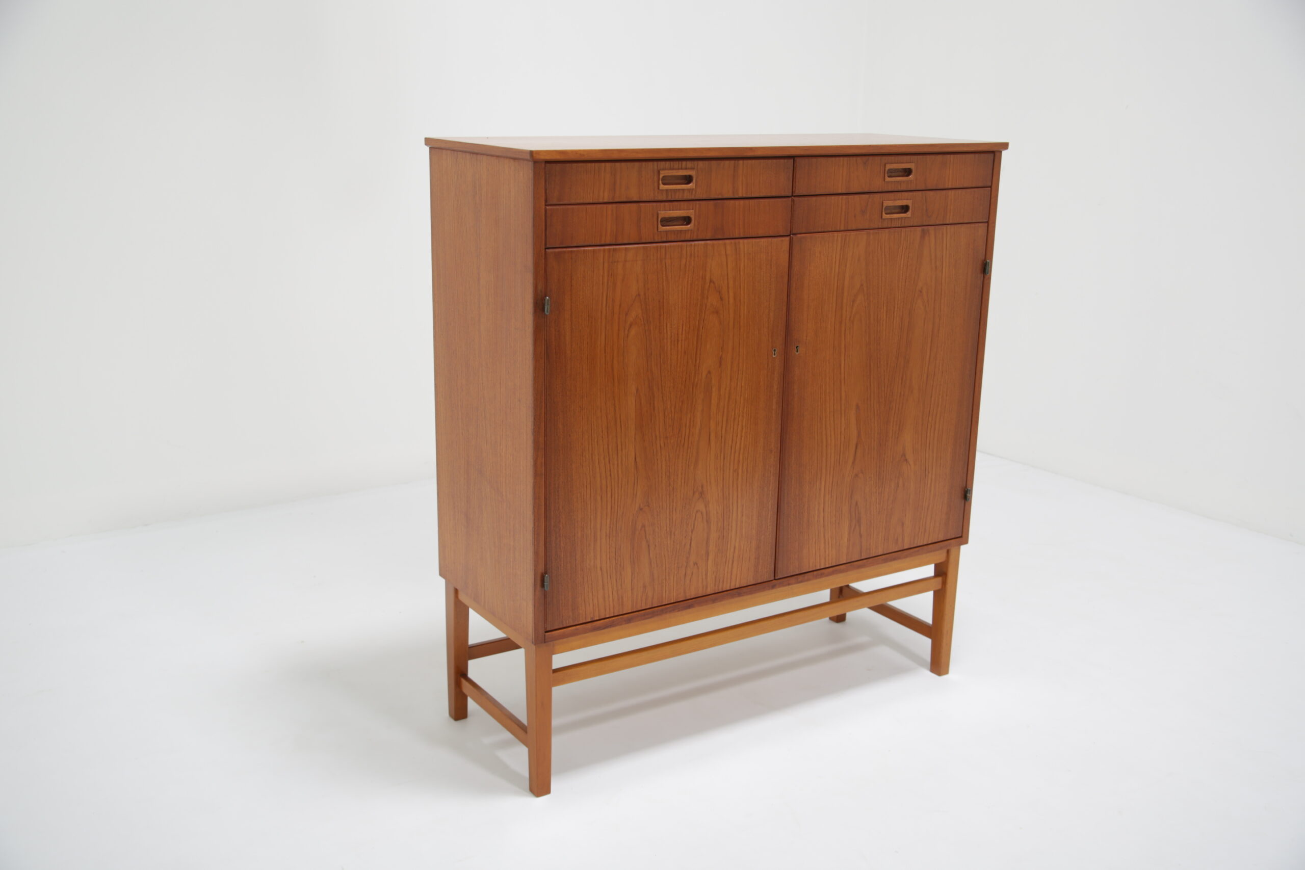 Vintage-Swedish-Teak-Two-Door-