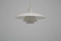 Vintage Danish Brown Leather Swivel Armchair 1