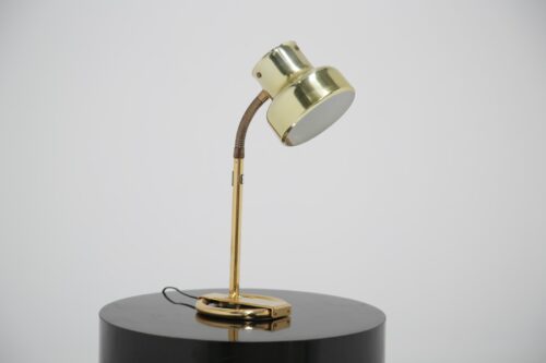 Vintage Swedish Brass Table or Desk Lamp "Bumlingen" by Anders Pehrson for Atelje Lyktan 1