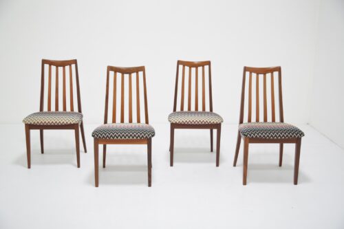Vintage Set of Four Teak "Fresco" Single Dining Chairs by G Plan 1