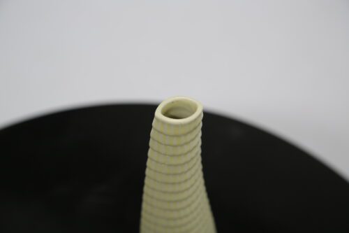 Vintage Tall Stoneware Vase "Reptile" By Stig Lindberg for Gustavsberg 1