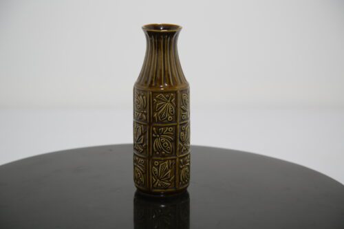 Vintage Brown Toned Ceramic Vase "74 25"by Bay Ceramics 1