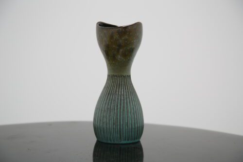 Vintage Glazed Stoneware Vase "Palma" by Hjordis Oldfors for Upsala-Ekeby 1