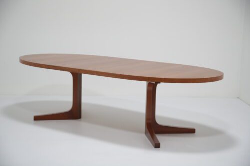 Vintage Danish Teak Extending Dining Table by John Mortensen for Heltborg 1