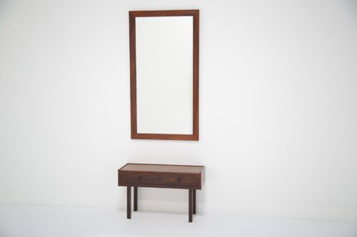 Vintage Swedish Rosewood Mirror 1