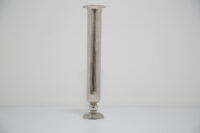 Vintage American Very Tall Ribbed Trumpet Flute Vase 1