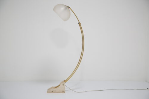 Vintage Italian Arc Floor Lamp by Goffredo Reggiani 1