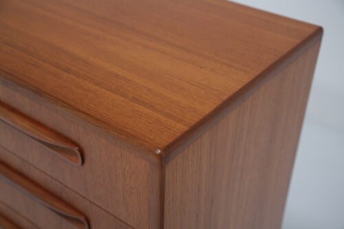 Vintage Teak 6 Drawer Tallboy “Fresco” By G-Plan Furniture 1