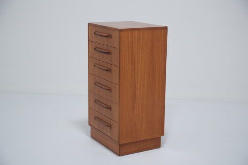 Vintage Teak 6 Drawer Tallboy “Fresco” By G-Plan Furniture 12