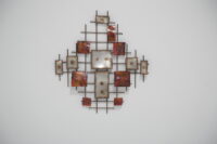 Vintage Large Brass Wall Sculpture Palm Leaves by Curtis Jere 1