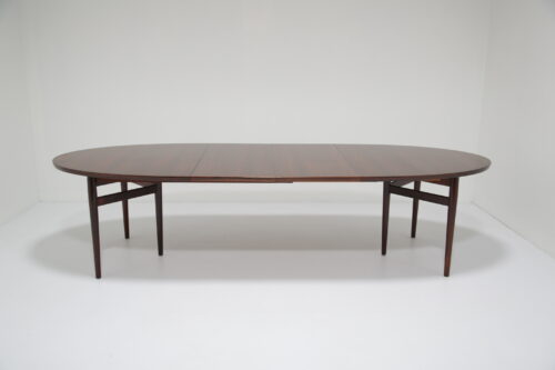 Vintage Rosewood Extending 10 Seater Dining Table 'Model 212' by Arne Vodder 1