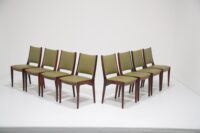 Victorian Mahogany Wingback Armchair with Claw and Ball Feet 1