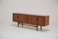 Vintage Pair of Cylindircal Brass Table Lamps 'B-010' by Bergboms 1