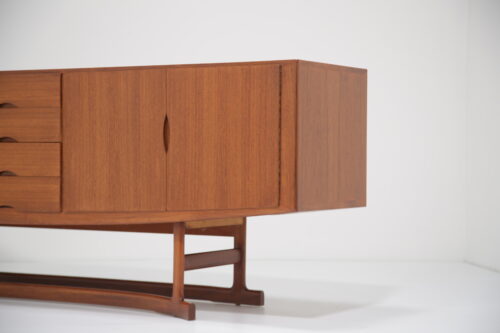 Vintage Danish Teak Sideboard Model HB20 by Johannes Andersen for Hans Bech 1