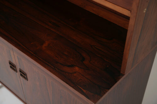 Mid-Century Danish Rosewood Modular Desk and Wall Unit by Poul Hundevad 1