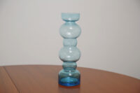 Vintage Swedish Orange "Bamboo" Glass Vase by Bo Borgstrom for Aseda Glasbruk 1