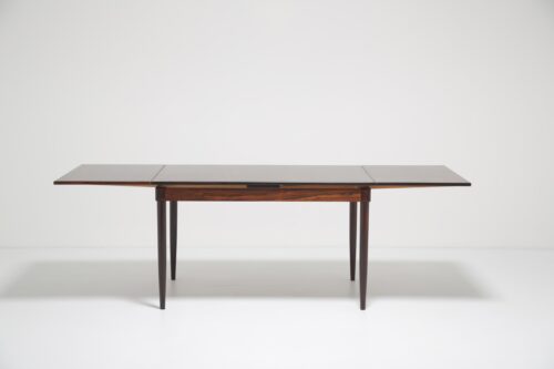 Niels Otto Møller for J.L. Møllers: 'Model 254' Sculptural Extending Dining Table in Rio Rosewood 1