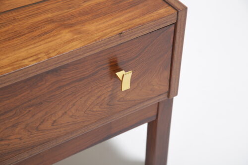 Vintage Swedish Rosewood Media Drawer Unit 1