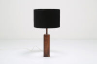 Vintage Danish Modern Rosewood Mirror With Shelf 1