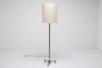 Mid-Century Modern Swedish Brass Desk Lamp with Adjustable Boom Arm by Konsthantverk Tyringe 1